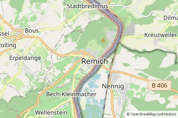 Mapa Remich