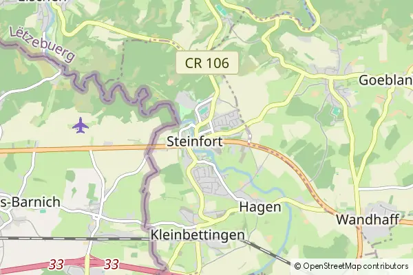 Mapa Steinfort