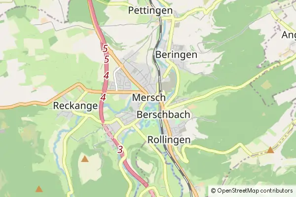 Mapa Mersch