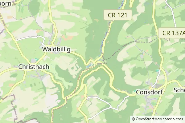 Mapa Mullerthal