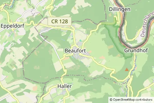 Mapa Beaufort