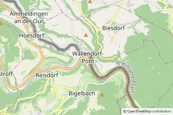 Mapa Wallendorf Pont