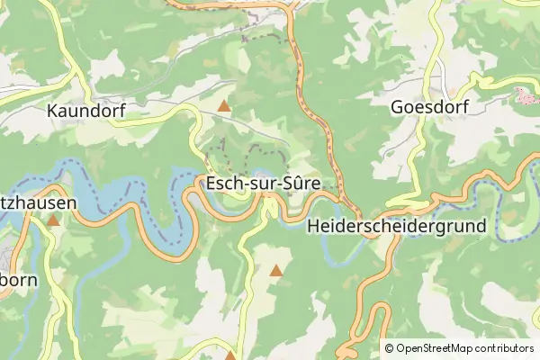 Mapa Esch