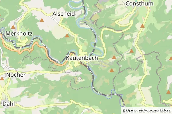 Mapa Kautenbach