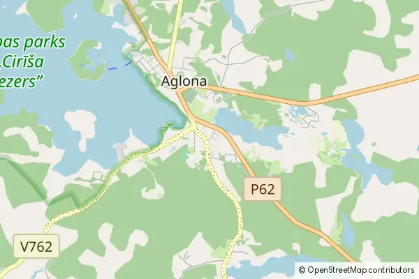 Mapa Aglona