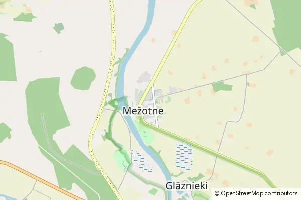 Mapa Mežotne