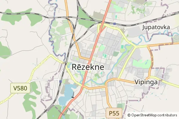 Mapa Rzeżyca