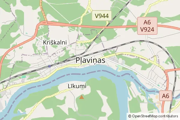 Mapa Pļaviņas