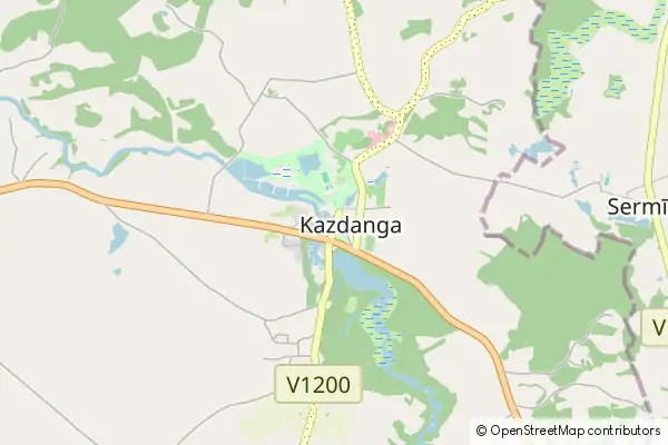 Mapa Kazdanga