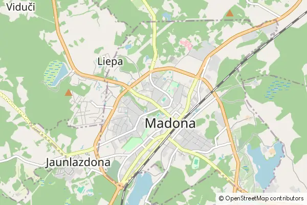 Mapa Madona