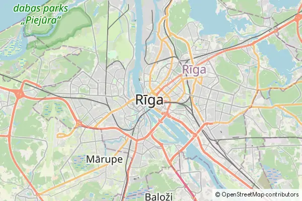 Mapa Ryga