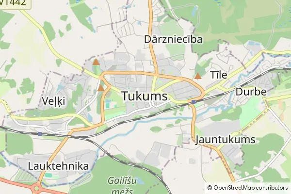 Mapa Tukums