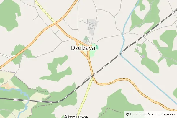 Mapa Dzelzava