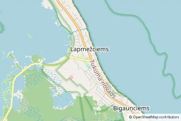 Mapa Lapmežciems