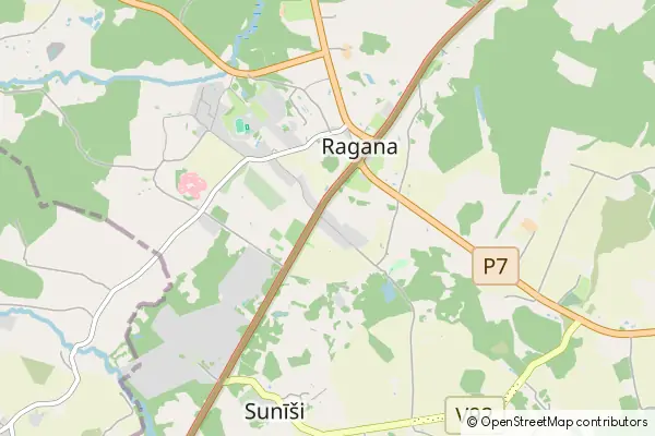 Mapa Ragana