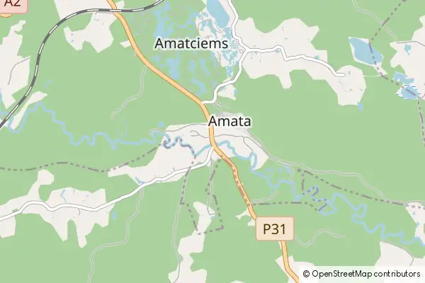 Mapa Amata