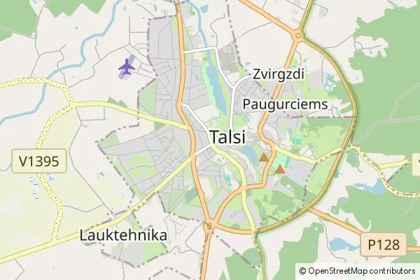 Mapa Talsi