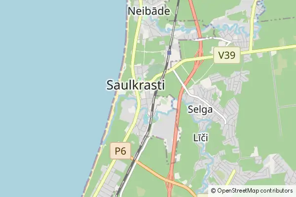 Mapa Saulkrasti