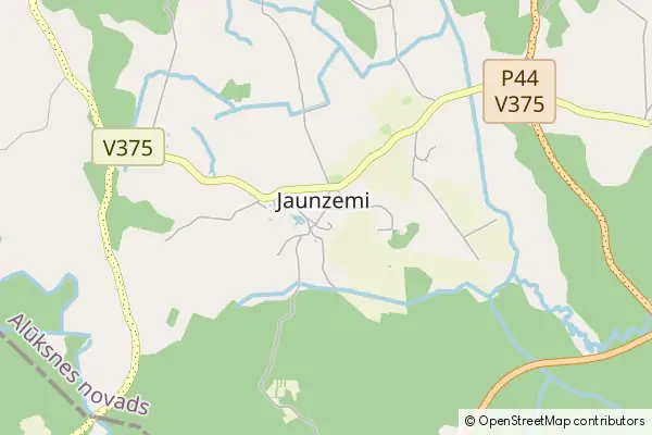 Mapa Jaunzemi