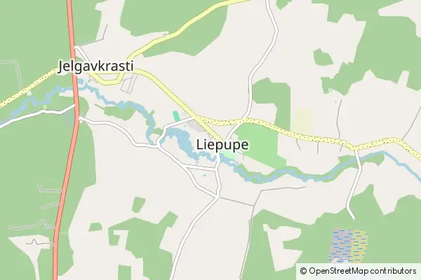 Mapa Liepupe