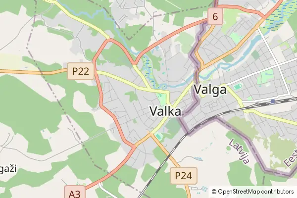 Mapa Valka