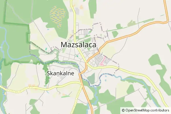 Mapa Mazsalaca