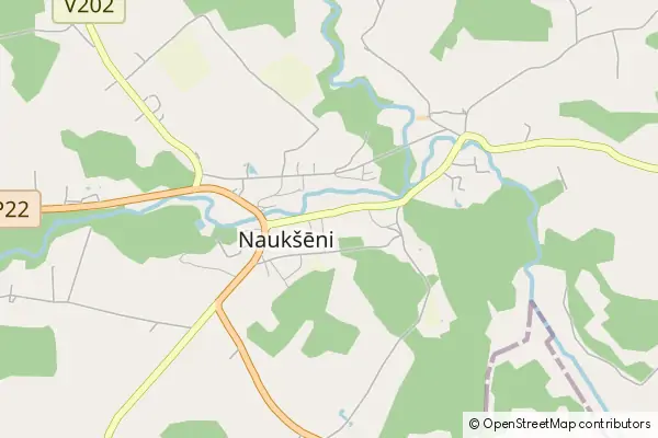 Mapa Naukšēni