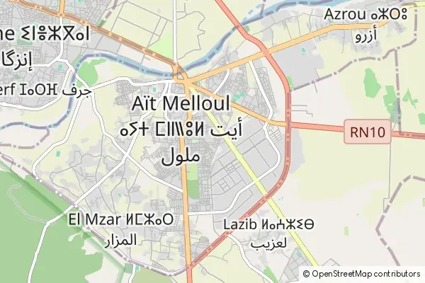 Mapa Ait Melloul