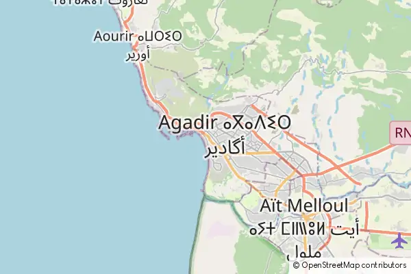 Mapa Agadir