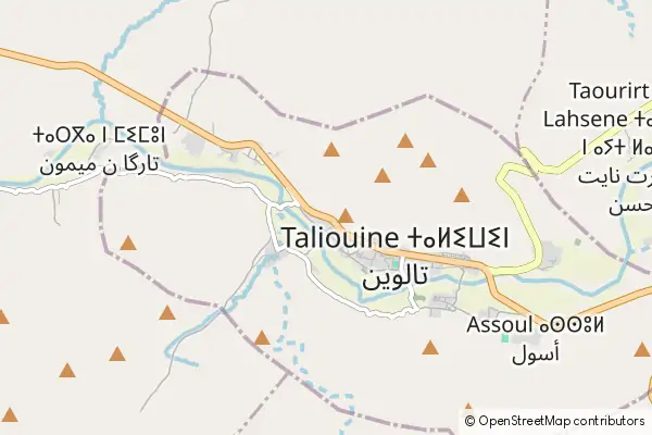 Mapa Taliouine