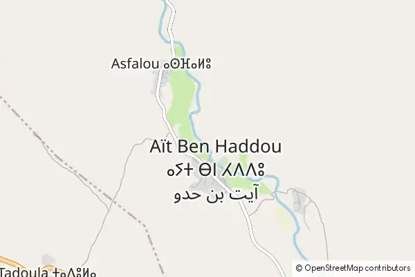 Mapa Aït Ben Haddou