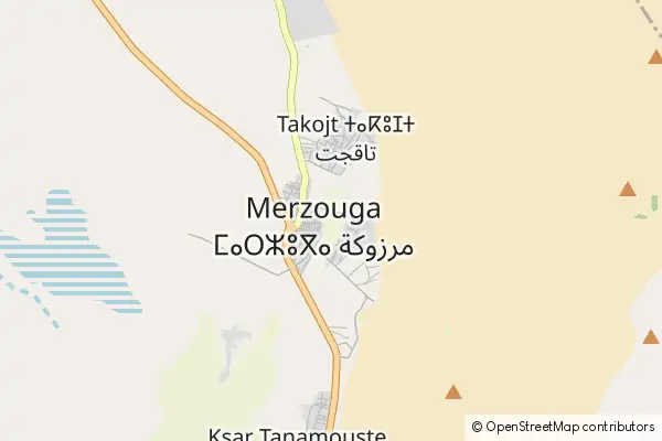 Mapa Merzouga