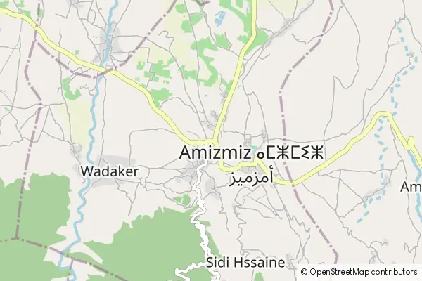 Mapa Amizmiz