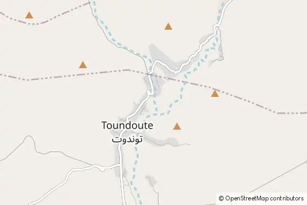 Mapa Toundoute