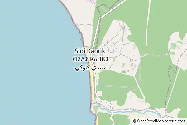 Mapa Sidi Kaouki