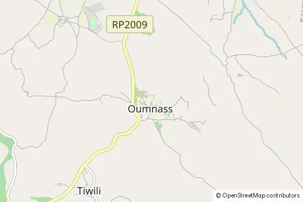 Mapa Oumnass