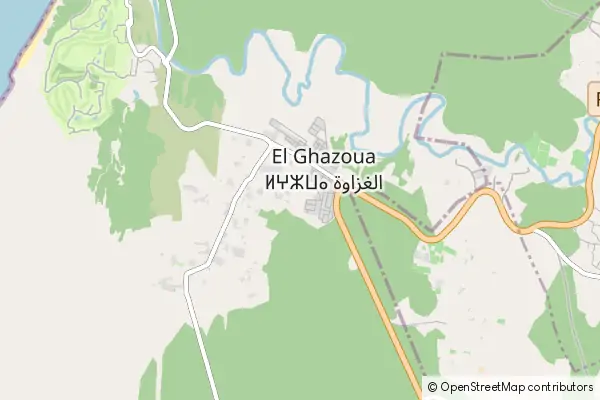 Mapa Ghazoua