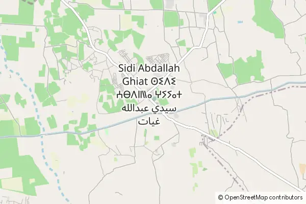 Mapa Sidi Abdallah Ghiat