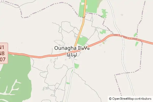 Mapa Ounagha