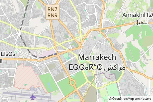 Mapa Marrakech