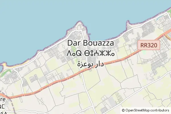 Mapa Dar Bouazza