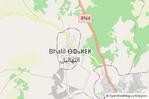 Mapa Bhalil