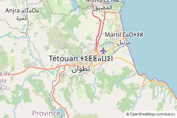 Mapa Tetuan