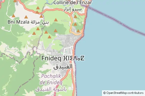 Mapa Fnideq