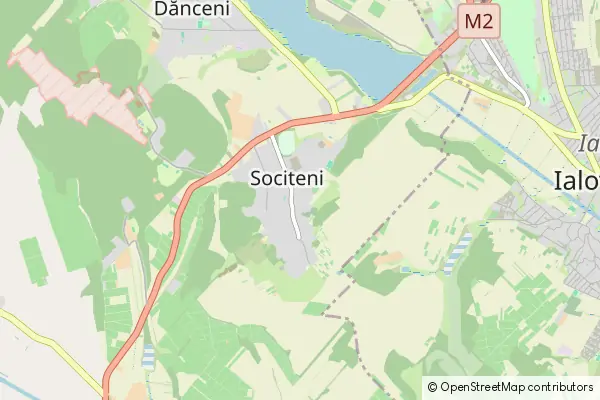 Mapa Sociteni