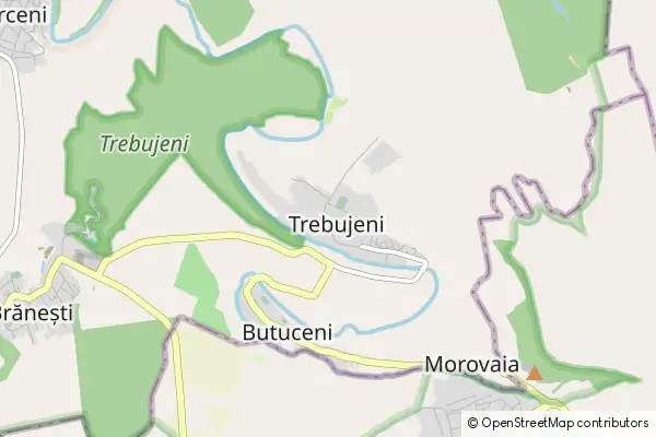 Mapa Trebujeni