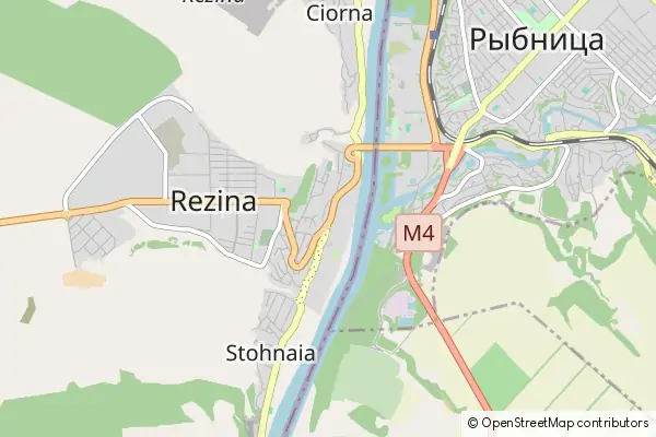 Mapa Rezina