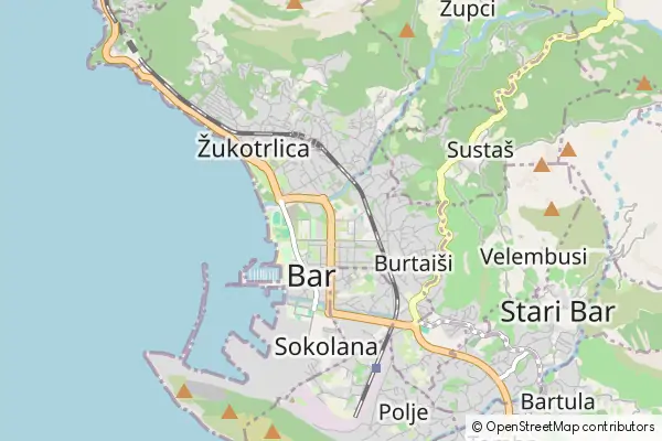 Mapa Bar Municipality