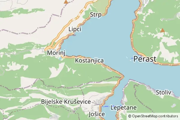 Mapa Kostanjica