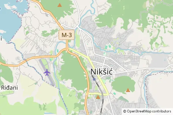 Mapa Niksic Municipality